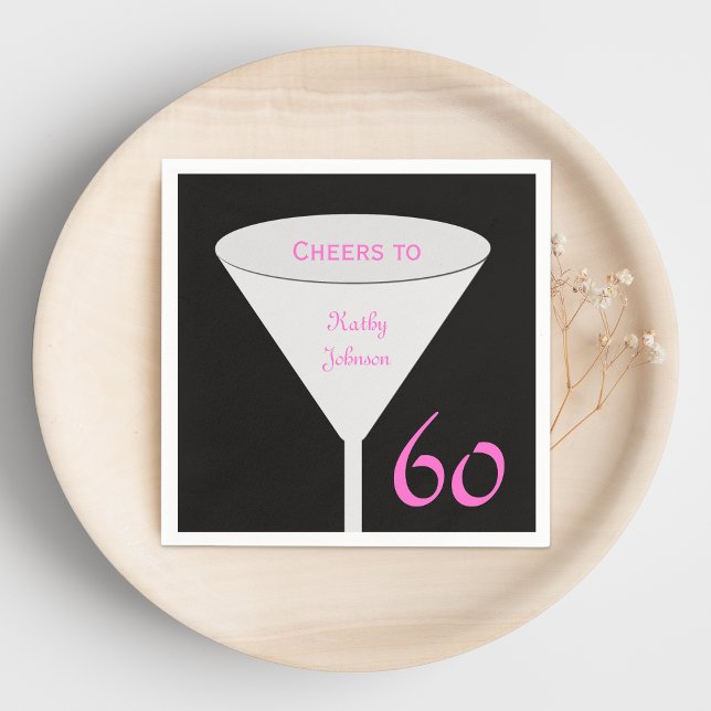 60th Birthday Party Paper Napkins (Creator Uploaded)