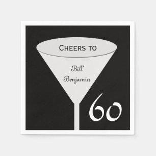 60th Birthday Party Paper Napkins