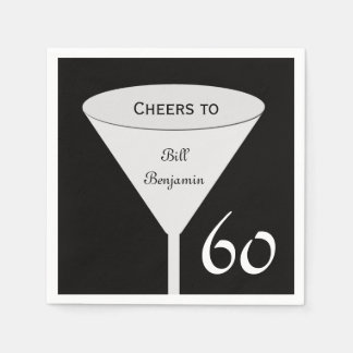 60th Birthday Party Paper Napkins