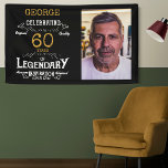 60th Birthday Photo Template Legendary Banner<br><div class="desc">Photo template any year "Original Quality Legendary Inspiration" banner for that special person. Add the photo and name as desired in the template fields creating a unique birthday celebration gift. Team this up with the matching gifts, party accessories, and clothing available in our store www.zazzle.com/store/thecelebrationstore</div>