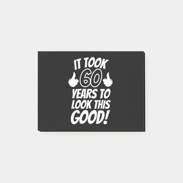 60th Birthday Post-it Notes (Front)