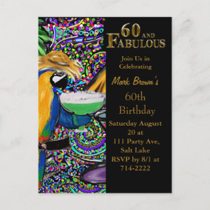 60th Birthday Postcard