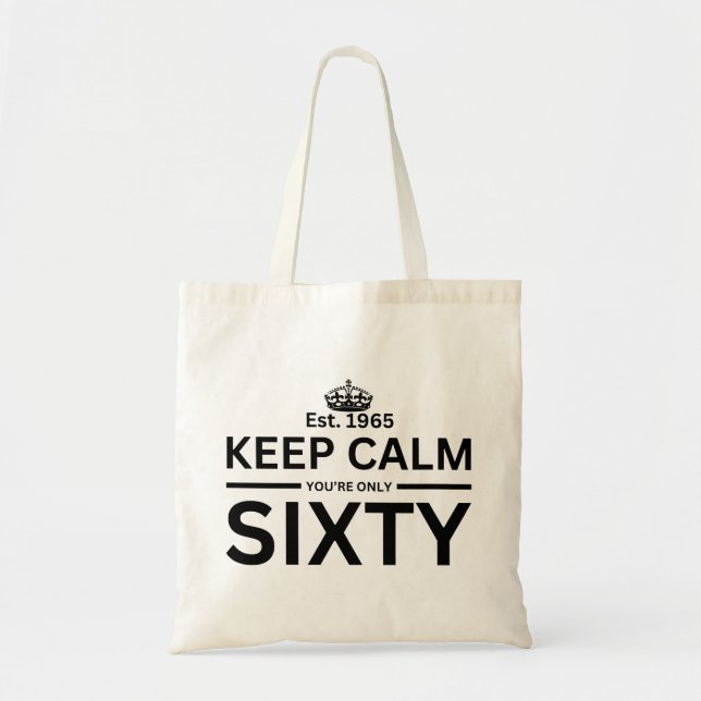60TH BIRTHDAY TOTE BAG (Front)