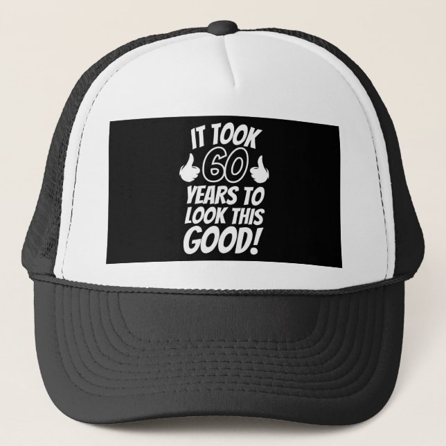 60th Birthday Trucker Hat (Front)