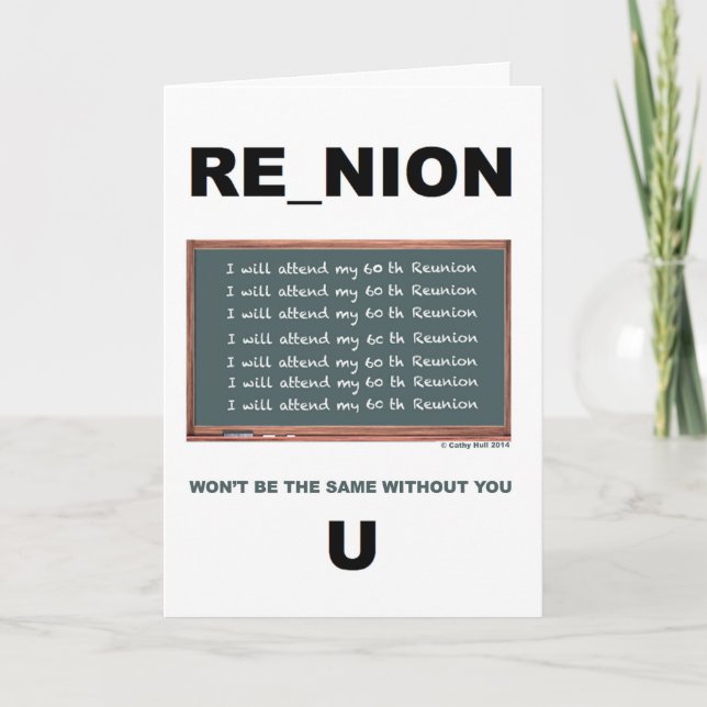 60th Class Reunion Invitation (Front)