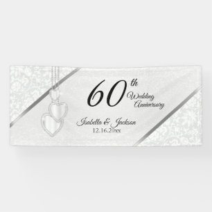 60th Diamond Anniversary / Birthday Banner