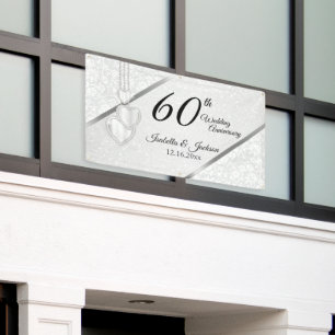 60th Diamond Anniversary / Birthday Banner