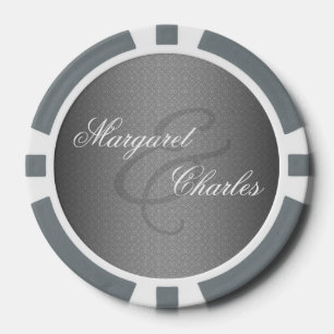 60th Diamond Anniversary   Custom Poker Chips