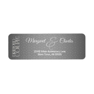 60th Diamond Wedding Anniversary Address Labels