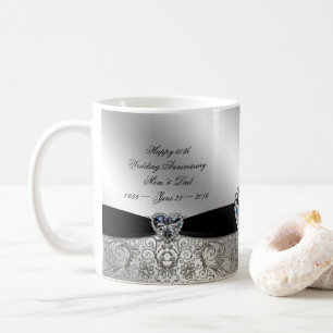 60th Diamond Wedding Anniversary Coffee Mug