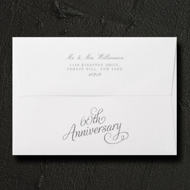 60th Diamond Wedding Anniversary Envelope (Creator Uploaded)