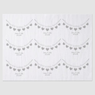 60th Diamond Wedding anniversary tissue paper