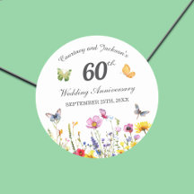 60th Diamond Wildflowers Wedding Anniversary