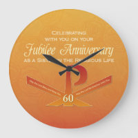 60th Jubilee Anniversary Nun Pax Cross, Orange
