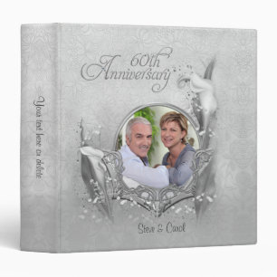 60th Silver Calla Photo Anniversary - Customize Binder