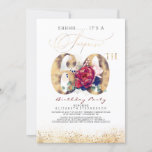 60th Surprise Birthday Party Navy Blue & Burgundy Invitation<br><div class="desc">Surprise 60th birthday party invitation</div>