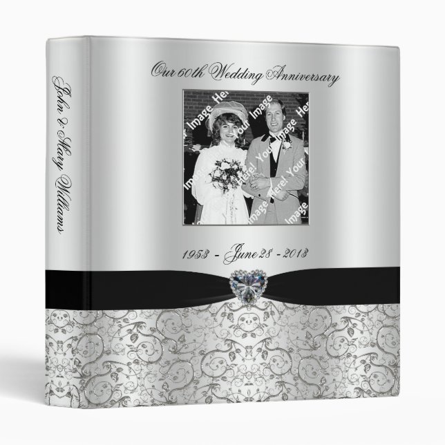 60th Wedding Anniversary Binder (Front/Spine)