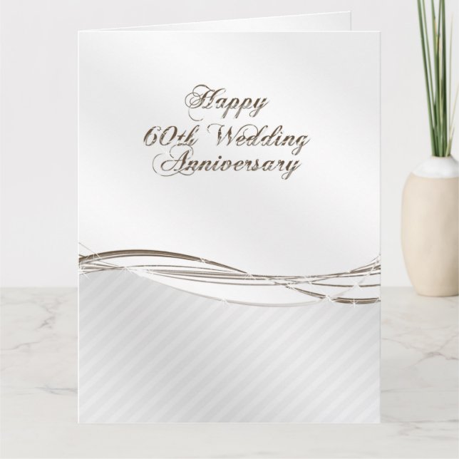 60th Wedding Anniversary Card (Front)