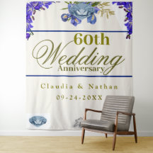 60th Wedding Anniversary Diamond Iris