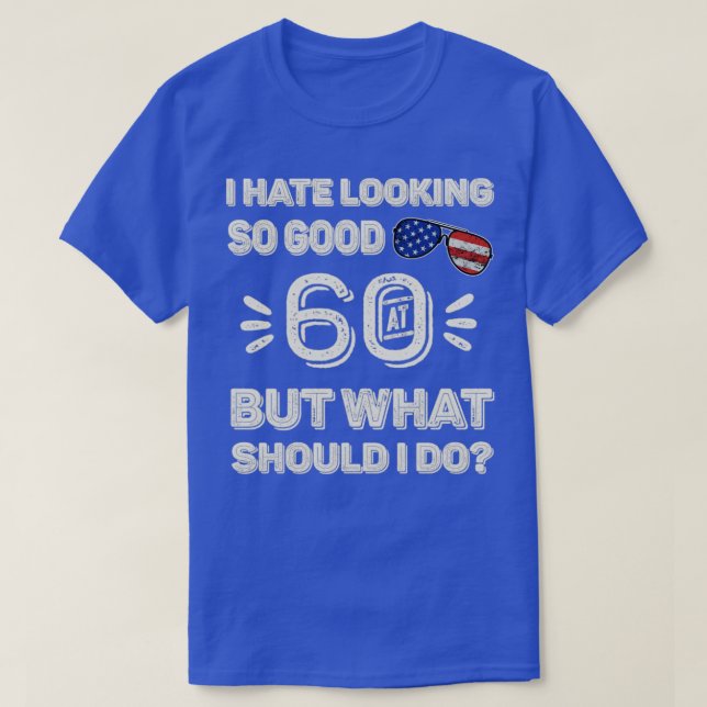 60th Wedding Anniversary For Him Her 60 Birthday F T-Shirt (Design Front)