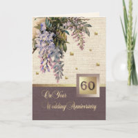 60th Wedding Anniversary Greeting Cards