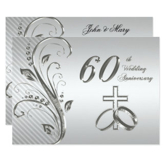60th wedding anniversary invitations