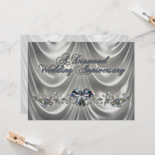 60th Wedding Anniversary Invitation Card