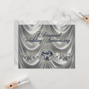 60th Wedding Anniversary Invitation Card