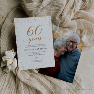 60th Wedding Anniversary Invitation - GAC24e