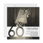 60th Wedding Anniversary Invite 5.25 x 5.25