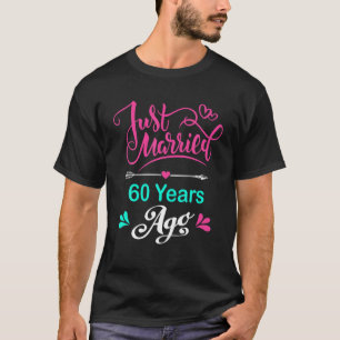 60Th Wedding Anniversary Matching Couple Him And H T-Shirt