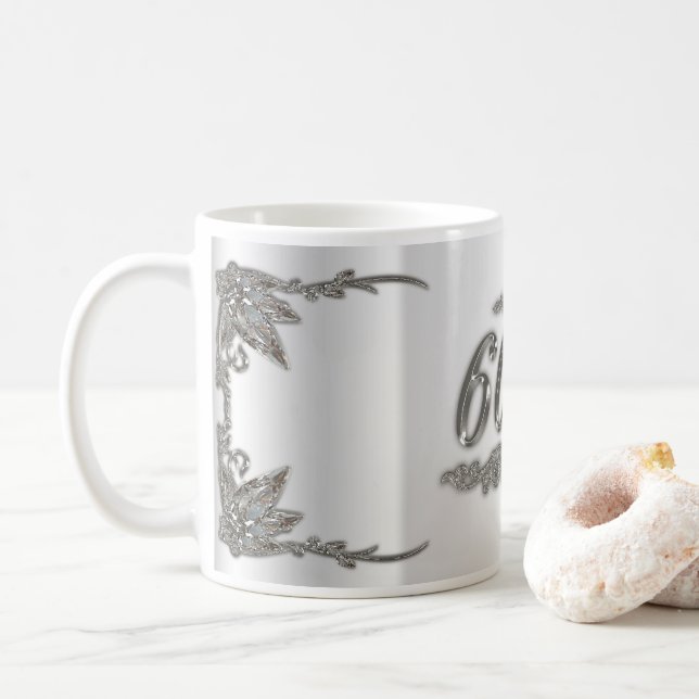 60th Wedding Anniversary Mug (With Donut)