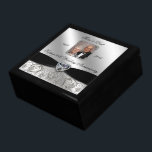 60th Wedding Anniversary Photo Gift Box<br><div class="desc">A Digitalbcon Images Design featuring a Black Satin Ribbon, Diamond and Platinum Silver Flourish Frame theme with a variety of custom images, shapes, patterns, styles and fonts in this one-of-a-kind "Diamond Wedding Anniversary" Photo Gift Box. This elegant and attractive design comes with customizable Photo image and text lettering on the...</div>