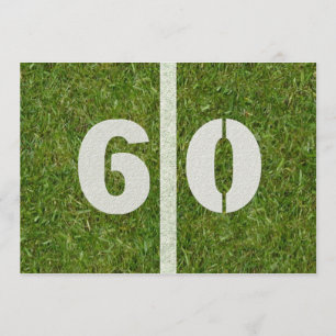 60th Yard Birthday Party!  Customizable Invitation