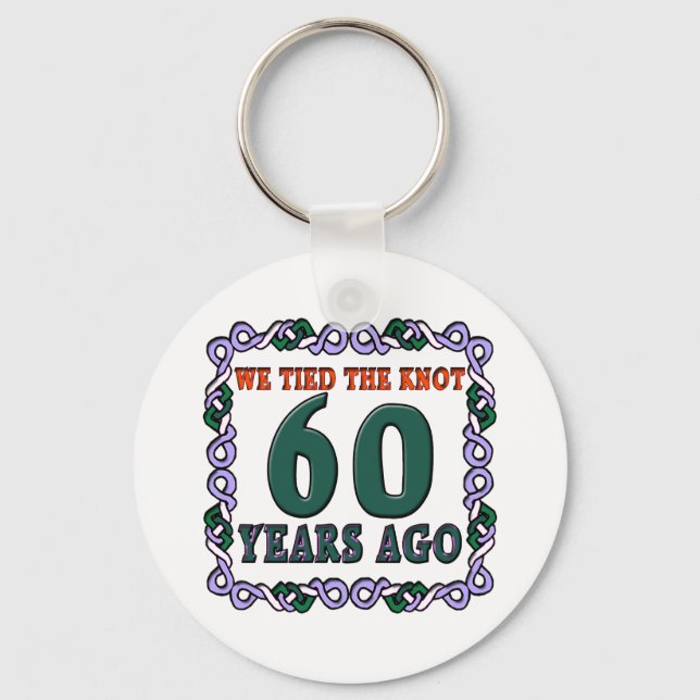 60thweddinganniversary keychain (Front)