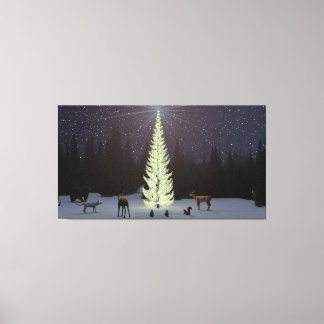 60'x40" Canvas Art with "O Tannenbaum" image