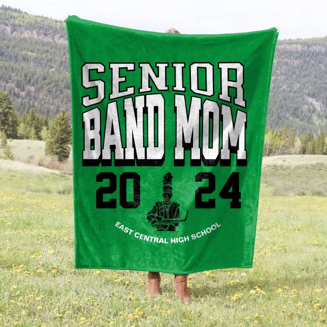 60x80 School Band Senior Mom Stadium Fleece Blanket (Creator Uploaded)