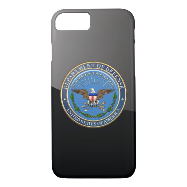[610] U.S. Department of Defence (DOD) Emblem [3D] Case-Mate iPhone Case (Back)