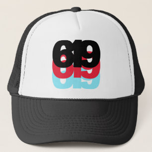 619 Area Code Trucker Hat