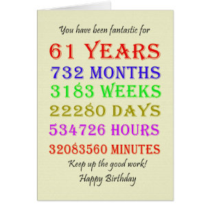 61e anniversaire Jalons