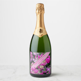 61st Wedding Anniversary Sparkling Wine Label