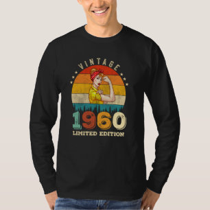 62 Year Old Women Bday 1960 Vintage 62nd Birthday T-Shirt