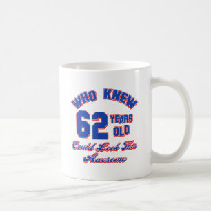 62 years Old birthday designs Coffee Mug