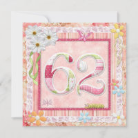 62nd birthday party scrapbooking style