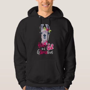 62nd Birthday Women Turning 62 For Her Decoration Hoodie
