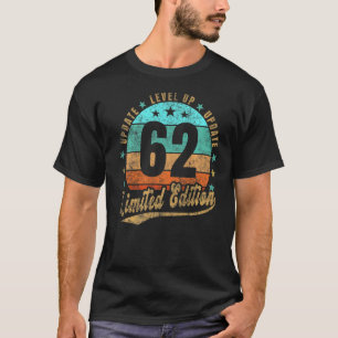 62th Birthday Update Level Up Vintage Retro T-Shirt