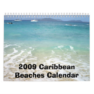 636, 2009 Caribbean Beaches Calendar