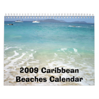 636, 2009 Caribbean Beaches Calendar