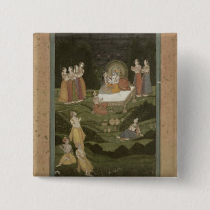 63.794 'Tambula-Seva', Krishnagar, West Bengal, 17 2 Inch Square Button