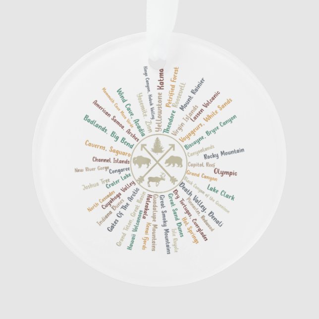 63 Carte des parcs nationaux Cadeaux US Park Campi (devant)